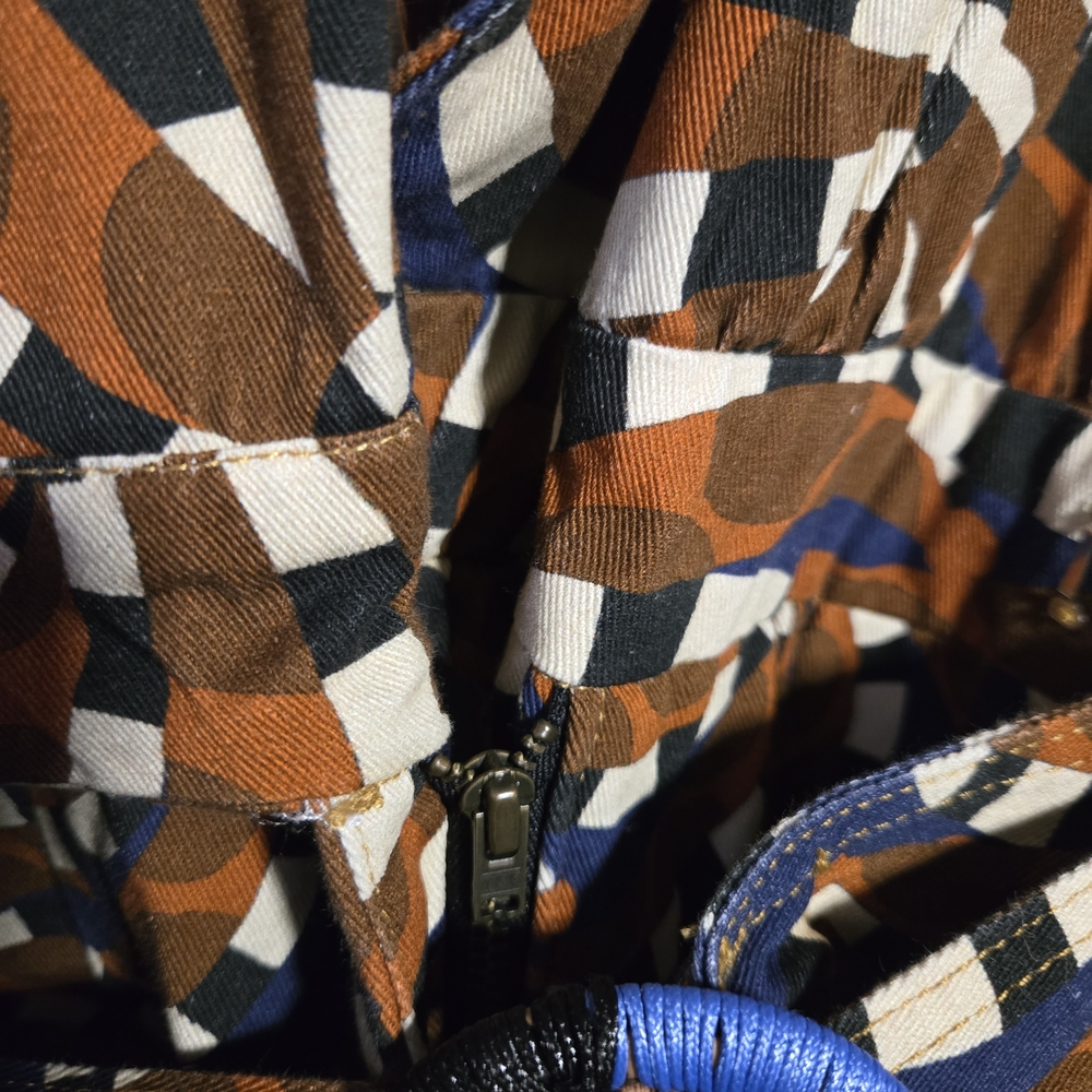 FARM Rio Blue and Brown Swirl Jumpsuit - Picture 7 of 11